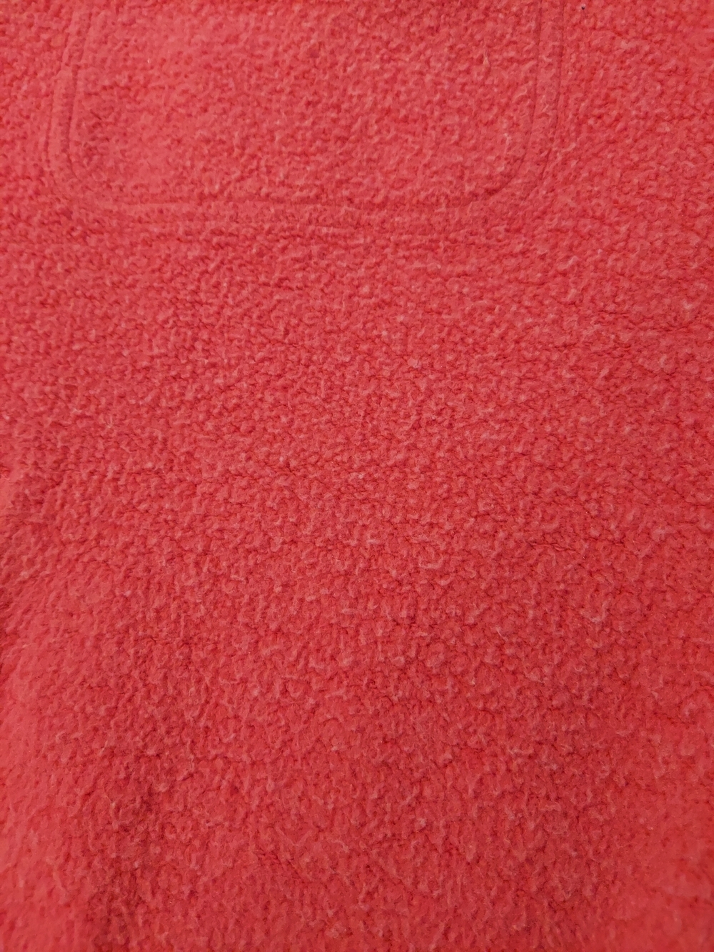 Free People Ruby Ovetsized Cozy Shacket - Coral / Scarlet Ibis - Picture 7 of 8